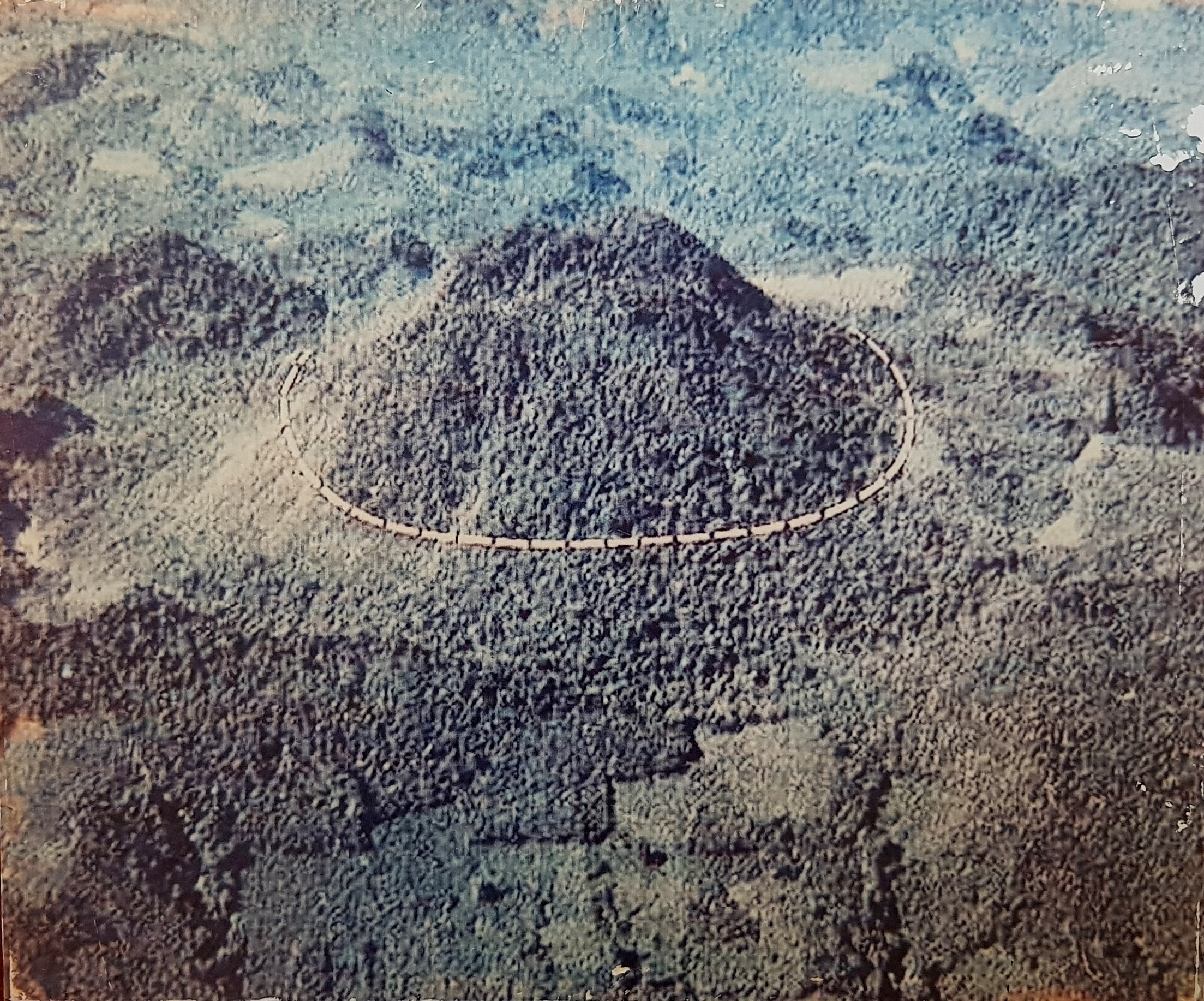 El volcán Chichón antes de la erupción de 1982
